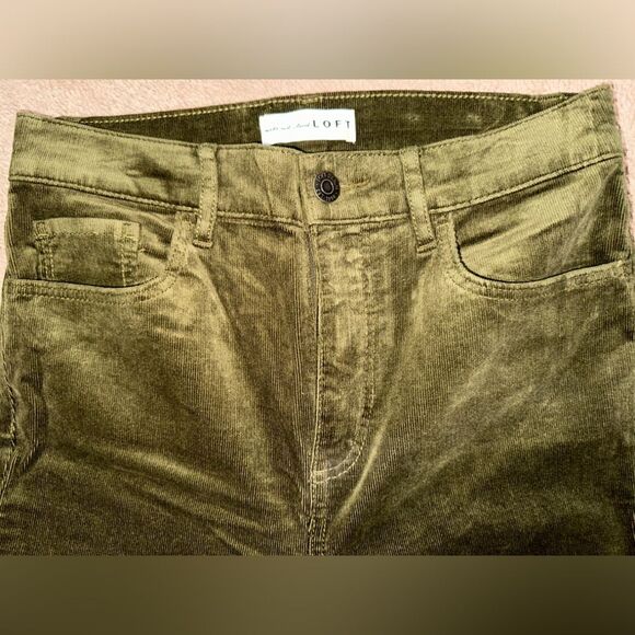 LOFT Olive High Waist Skinny Jeans - Picture 3 of 5